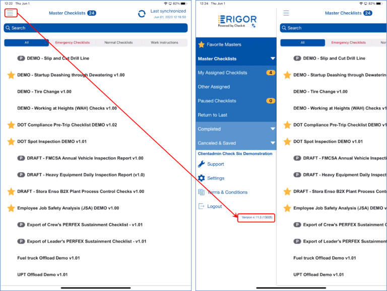 image of RIGOR Login and Password Issues cannot login step 1