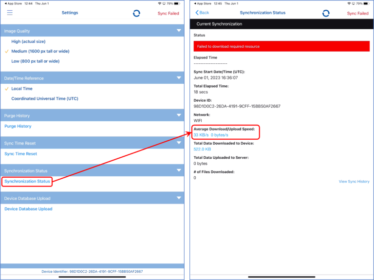 image of Sync Taking Longer Than Expected problem step 1.1