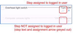 image of User is Unable to Mark Steps Complete step 2